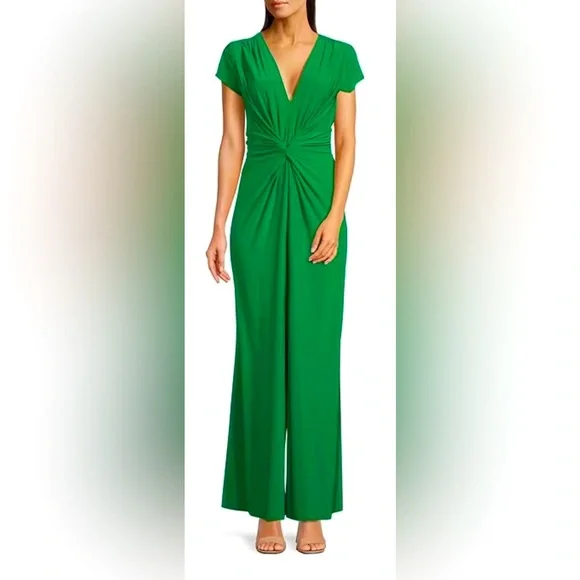 Vince Camuto Pants Jumpsuits A Gorgeous Green Jumpsuit Twist